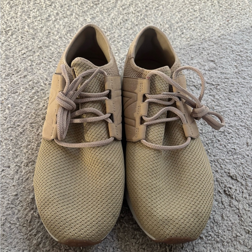 New Balance Men's Beige Athletic Shoes